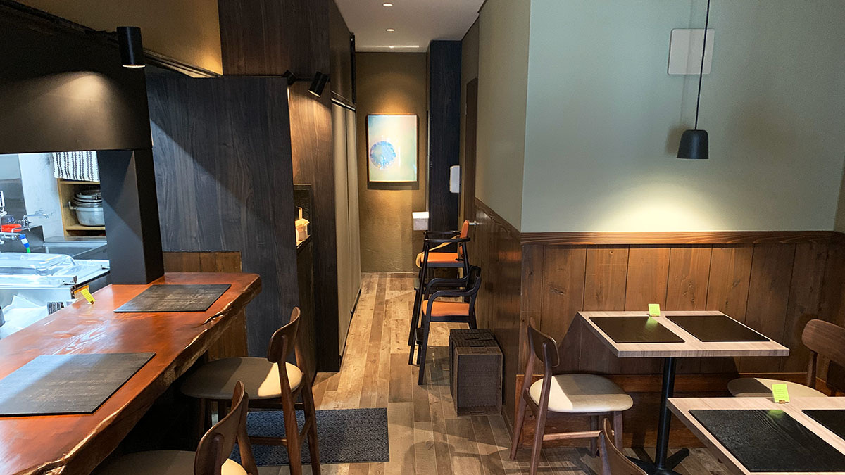 店舗内ライティング